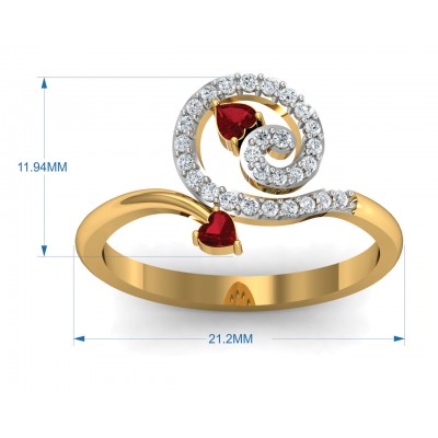 Gia Tourmaline & Diamond Ring